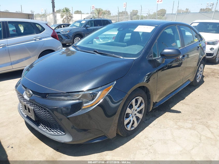 Vin: 5yfeprae7lp142856, lot: 46211814, toyota corolla le 20202