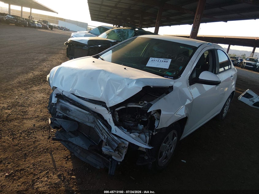 Vin: 1g1ja5sh8f4136131, lot: 46211836, chevrolet sonic ls auto 20152