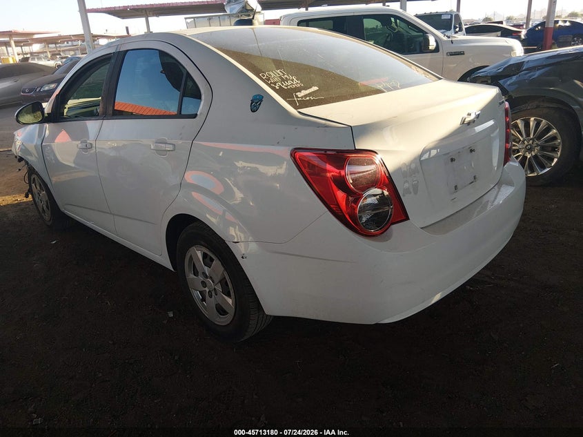 Vin: 1g1ja5sh8f4136131, lot: 46211836, chevrolet sonic ls auto 20153