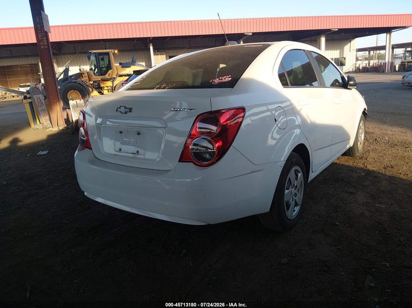 Vin: 1g1ja5sh8f4136131, lot: 46211836, chevrolet sonic ls auto 20154