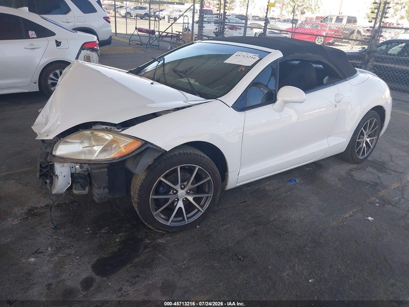 Vin: 4a37l2ef4ce002045, lot: 46211872, mitsubishi eclipse spyder gs sport 20122