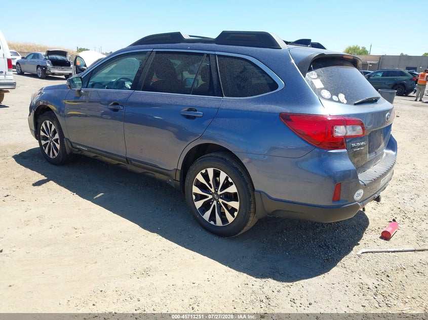 Vin: 4s4bsenc2h3314421, lot: 46211907, subaru outback 3.6r limited 20173