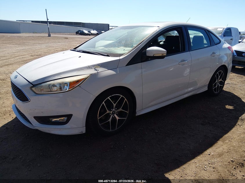 Vin: 1fadp3f22fl382603, lot: 46211940, ford focus se 20152