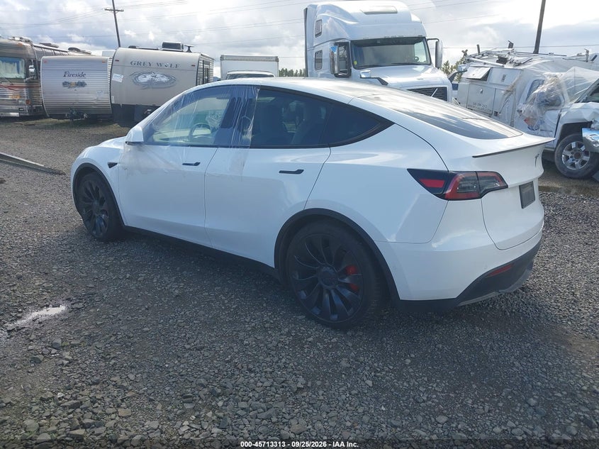 Vin: 7saygdef6nf407013, lot: 46211969, tesla model y performance dual motor all-wheel drive 20223