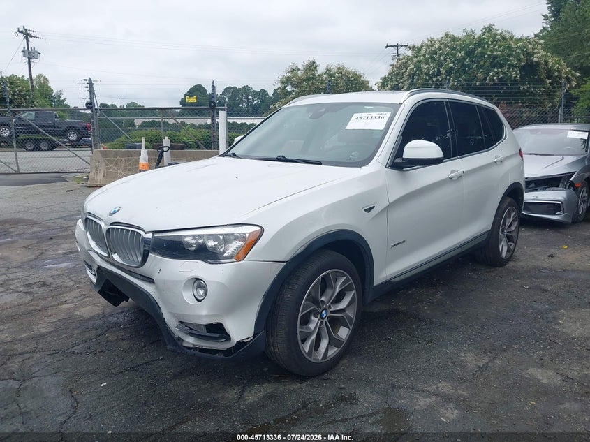 Vin: 5uxwx9c34h0w70516, lot: 46211992, bmw x3 xdrive28i 20172