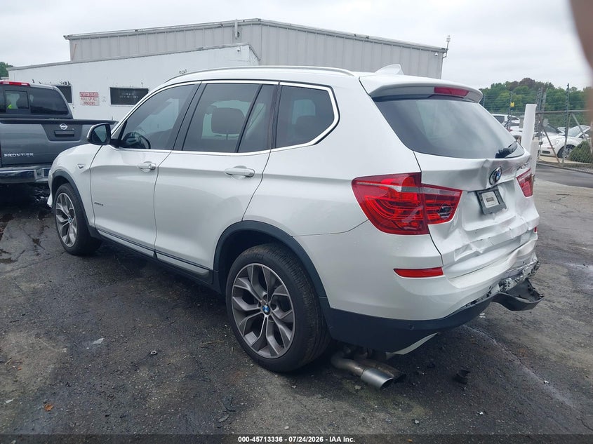 Vin: 5uxwx9c34h0w70516, lot: 46211992, bmw x3 xdrive28i 20173