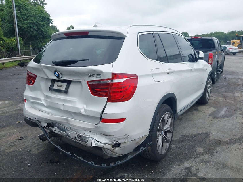 Vin: 5uxwx9c34h0w70516, lot: 46211992, bmw x3 xdrive28i 20174