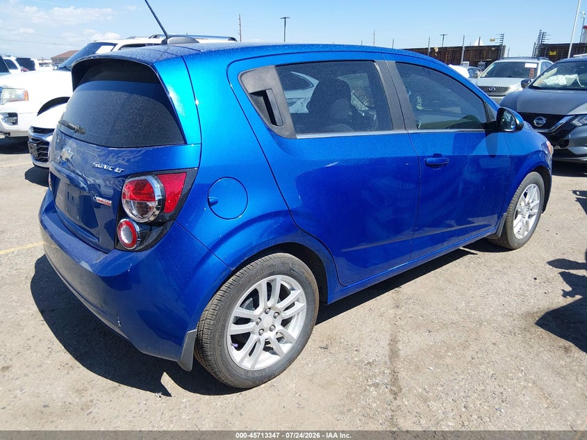 Vin: 1g1jc6sb0g4166026, lot: 46212003, chevrolet sonic lt auto 20164