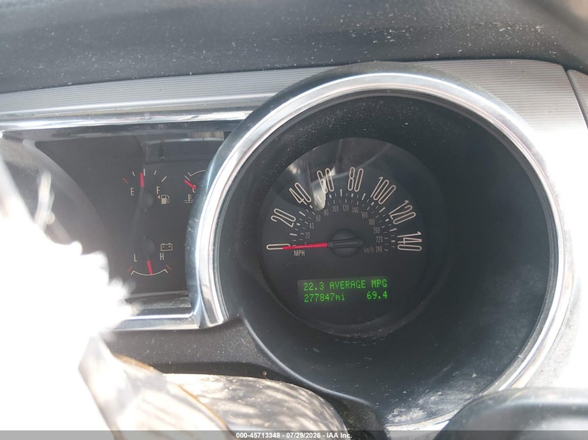 FORD MUSTANG 2009 VIN 1ZVHT82H495128315