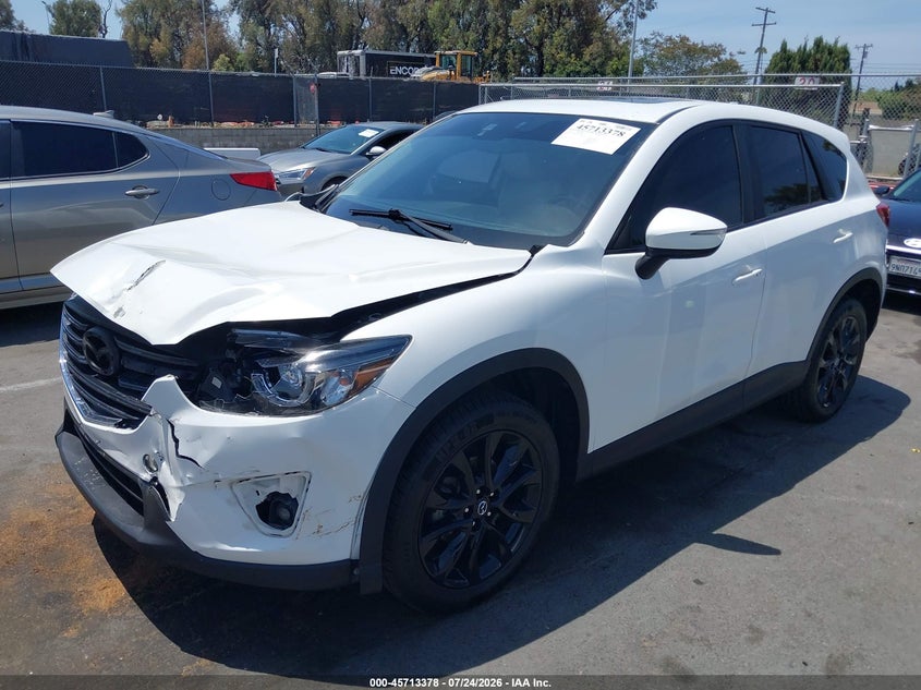 Vin: jm3ke2dy7g0690725, lot: 46212034, mazda cx-5 grand touring 20162