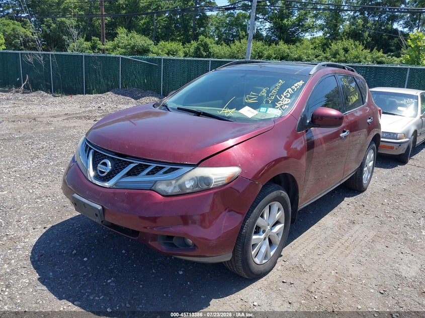 Vin: jn8az1mw6bw152173, lot: 46212042, nissan murano sv 20112