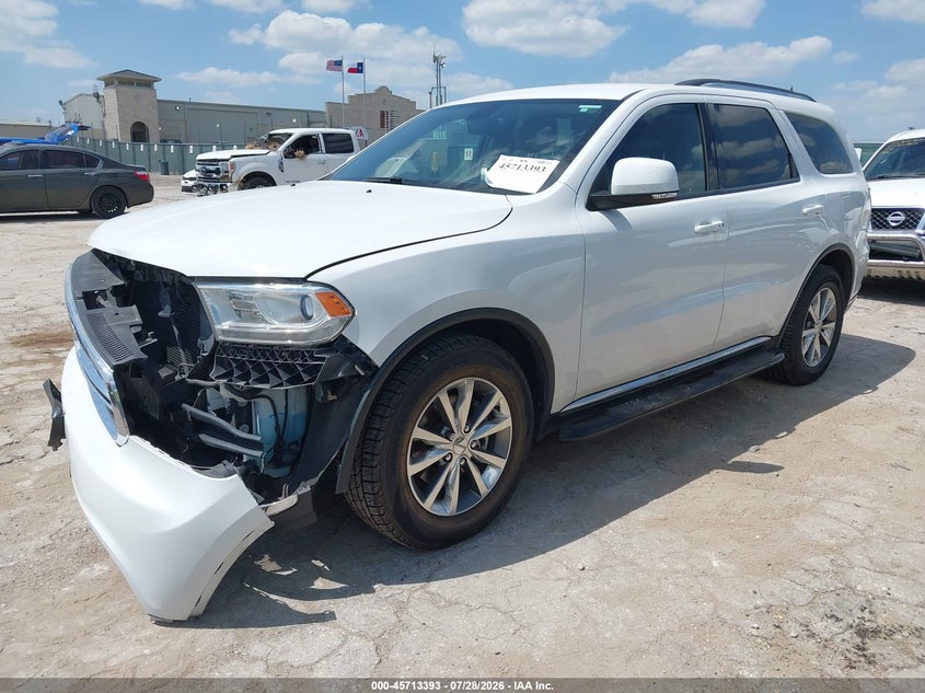Vin: 1c4rdhdg7ec598675, lot: 46212049, dodge durango limited 20142