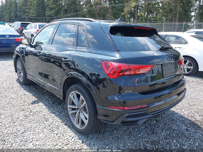 Vin: wa1eecf3xn1014607, lot: 46212055, audi q3 premium plus 45 tfsi s line quattro tiptronic 20223