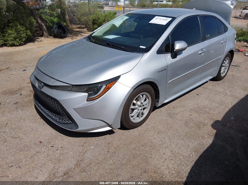 Vin: jtdeamde8mj005172, lot: 46212062, toyota corolla hybrid le 20212