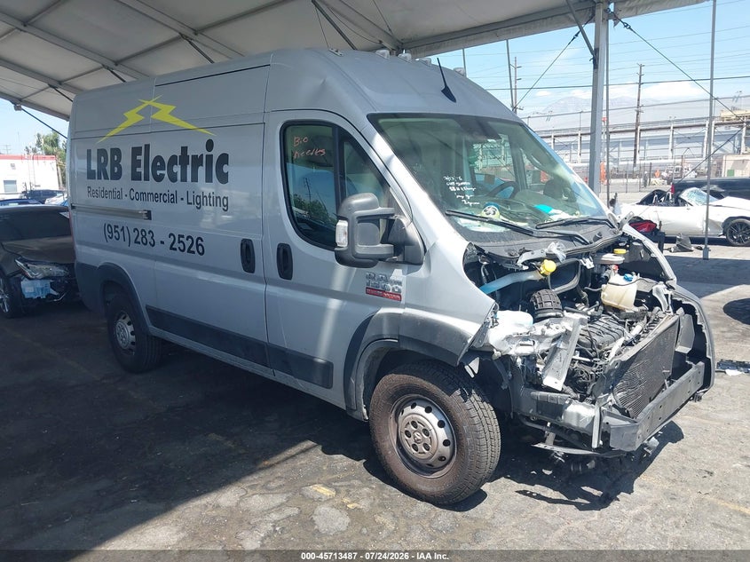 Vin: 3c6lrvbg6ne102161, lot: 46212143, ram promaster 1500 high roof 136 wb 2022 img_1