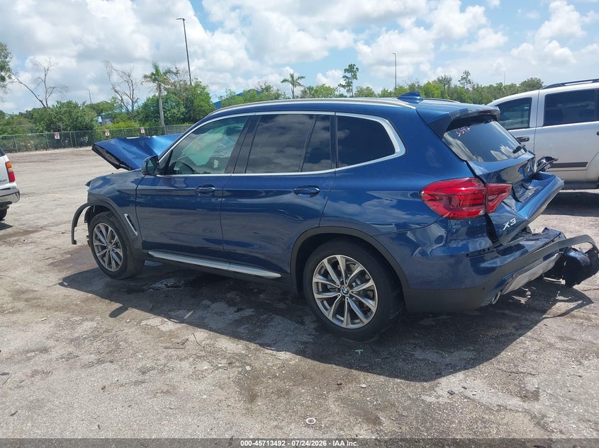 Vin: 5uxtr7c59klr53597, lot: 46212166, bmw x3 sdrive30i 20193