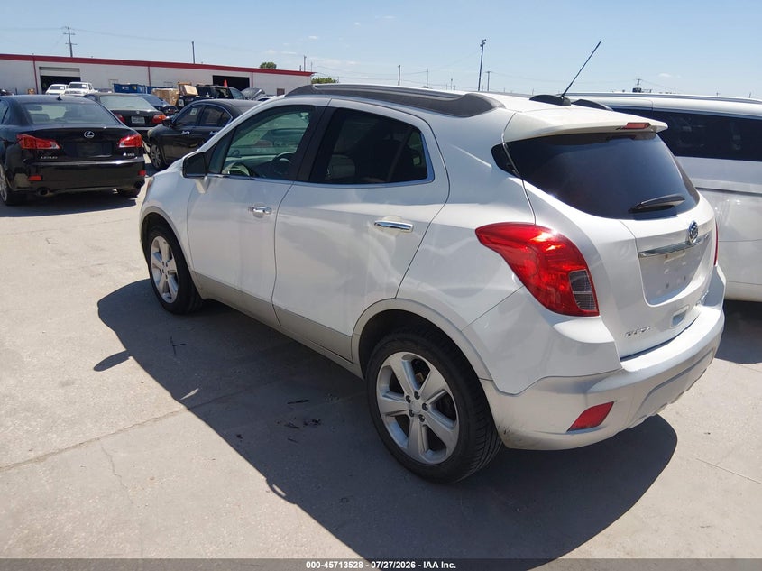 Vin: kl4cjbsb6fb131929, lot: 46212210, buick encore convenience 20153
