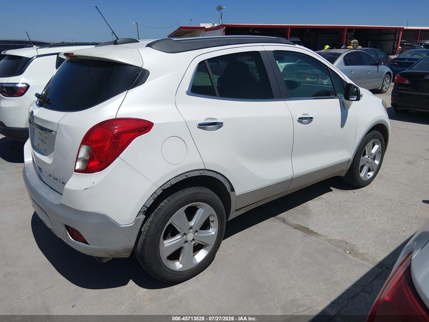Vin: kl4cjbsb6fb131929, lot: 46212210, buick encore convenience 20154