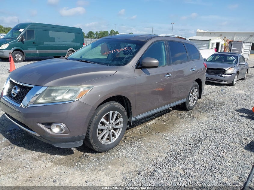 2014 Nissan Pathfinder, Обычный износ, IAAI, VIN 5N1AR2MN2EC618577 — фото 2