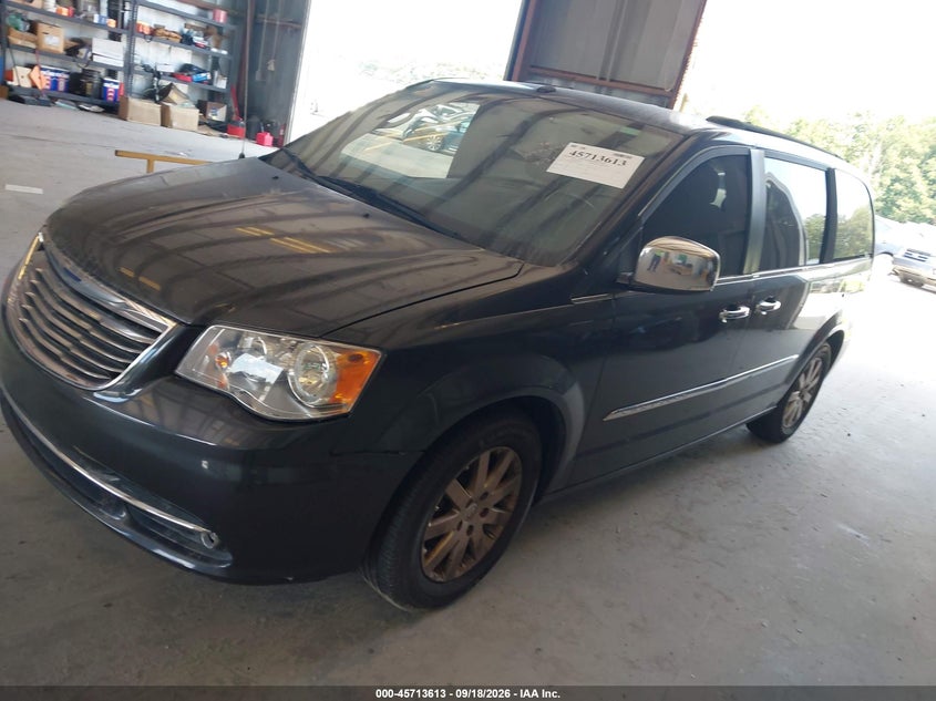 Vin: 2a4rr8dg9br721813, lot: 46212295, chrysler town & country touring-l 20112