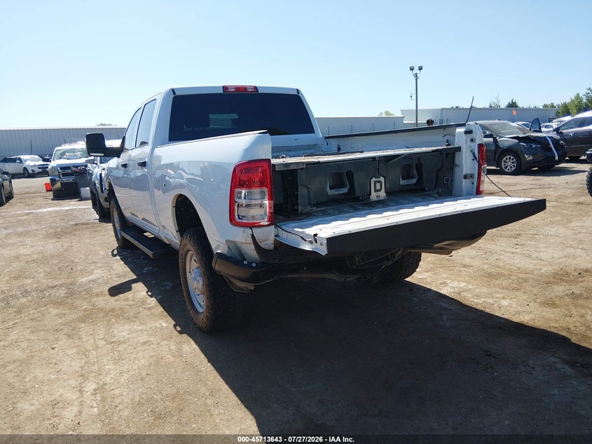 Vin: 3c6ur5cj5rg282466, lot: 46212327, ram 2500 tradesman  4x4 6'4 box 20243