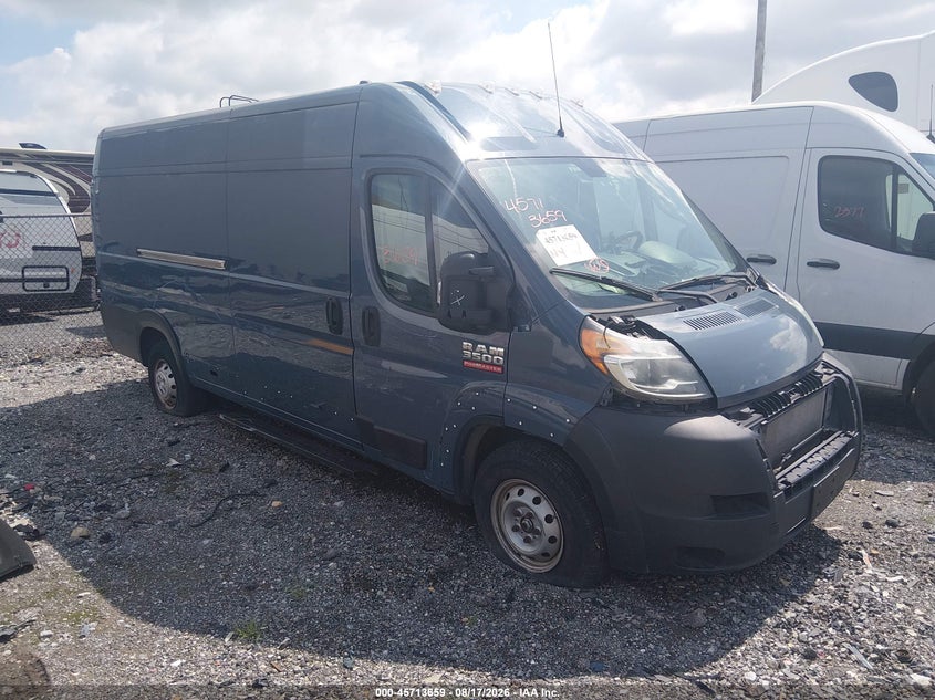 Vin: 3c6urvjg8ke552007, lot: 46212341, ram promaster 3500 cargo van high roof 159 wb ext 2019 img_1