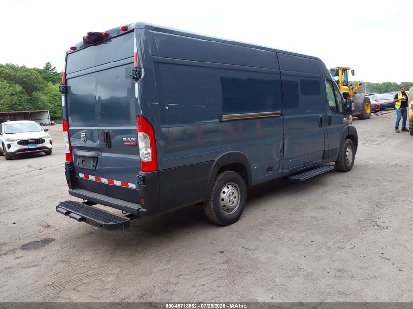 Vin: 3c6urvjg3ke558362, lot: 46212344, ram promaster 3500 cargo van high roof 159 wb ext 20194