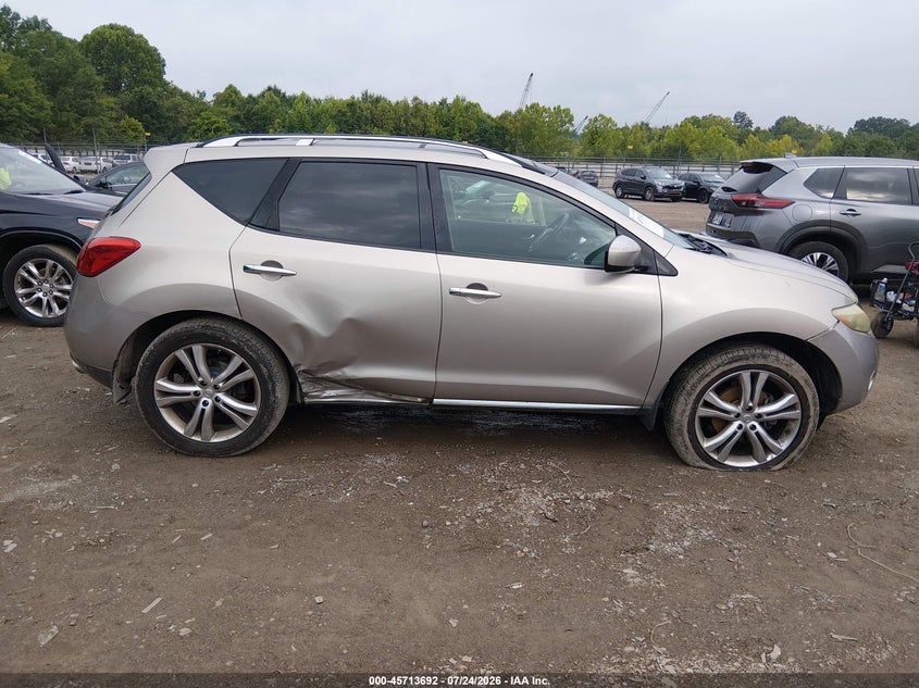 NISSAN MURANO 2009 VIN JN8AZ18WX9W158529