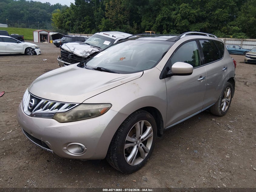 NISSAN MURANO 2009 VIN JN8AZ18WX9W158529