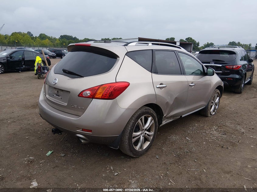 NISSAN MURANO 2009 VIN JN8AZ18WX9W158529