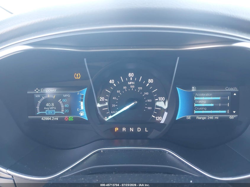 2018 FORD FUSION HYBRID auction photo 7