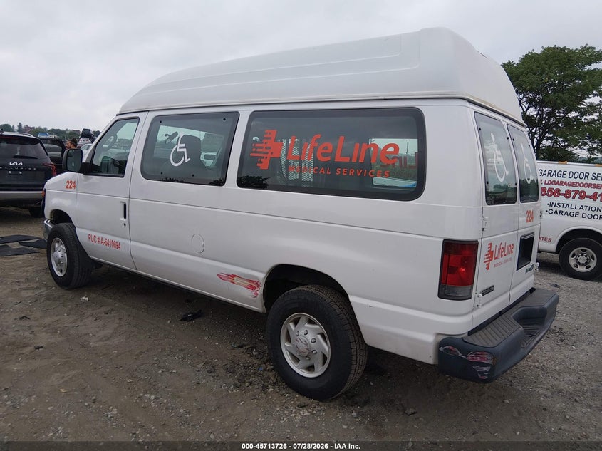 Vin: 1ftne2ew5ada32582, lot: 46212408, ford e-250 commercial/recreational 20103