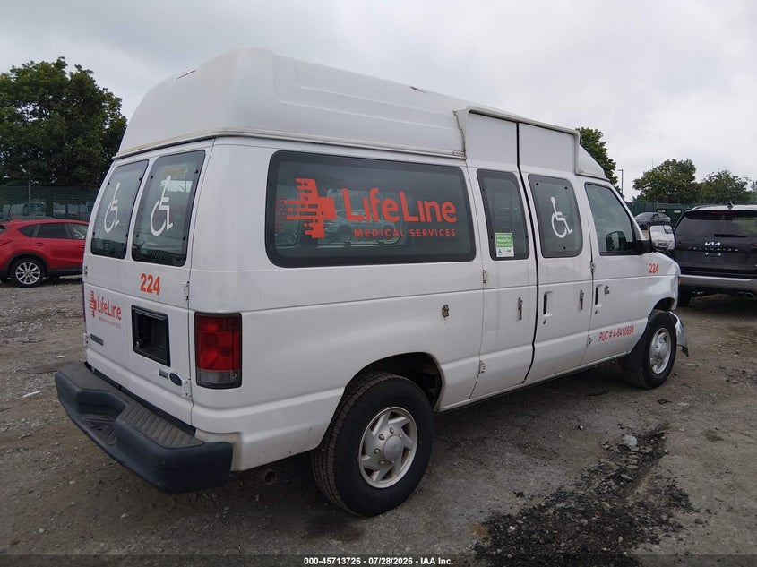 Vin: 1ftne2ew5ada32582, lot: 46212408, ford e-250 commercial/recreational 20104