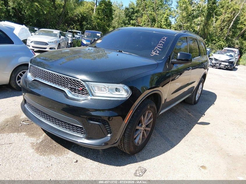 Vin: 1c4rdjag4pc639410, lot: 46212414, dodge durango sxt awd 20232