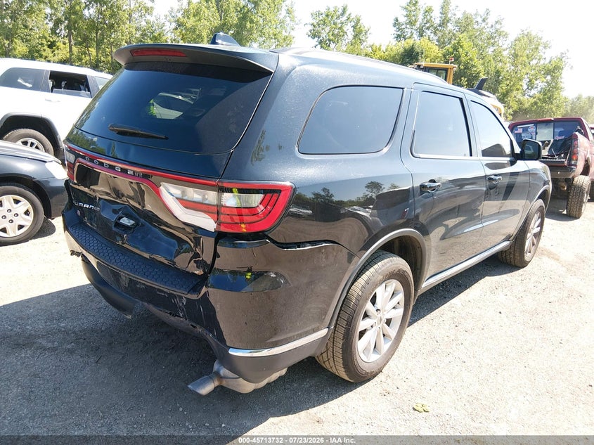 Vin: 1c4rdjag4pc639410, lot: 46212414, dodge durango sxt awd 20234