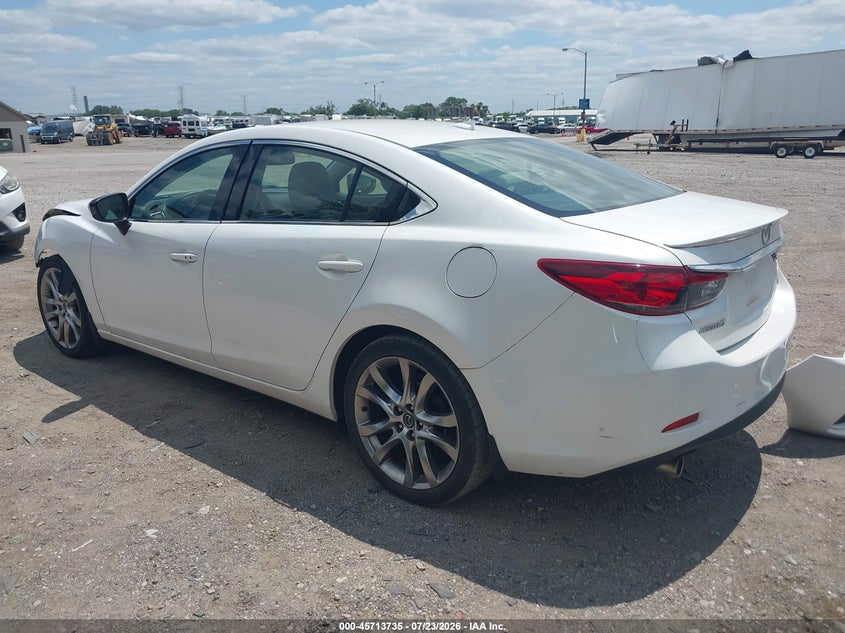 Vin: jm1gj1w5xe1107143, lot: 46212417, mazda mazda6 i grand touring 20143