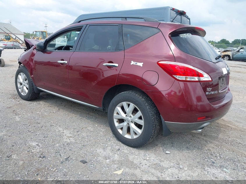 Vin: jn8az1mw0bw172239, lot: 46212442, nissan murano sv 20113