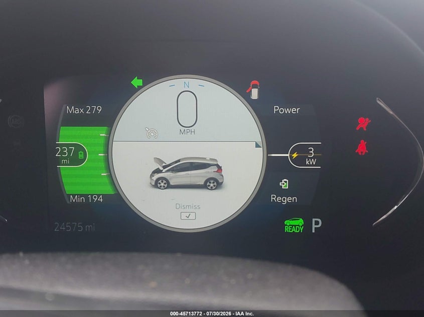 CHEVROLET BOLT EV 2020 VIN 1G1FW6S0XL4127529
