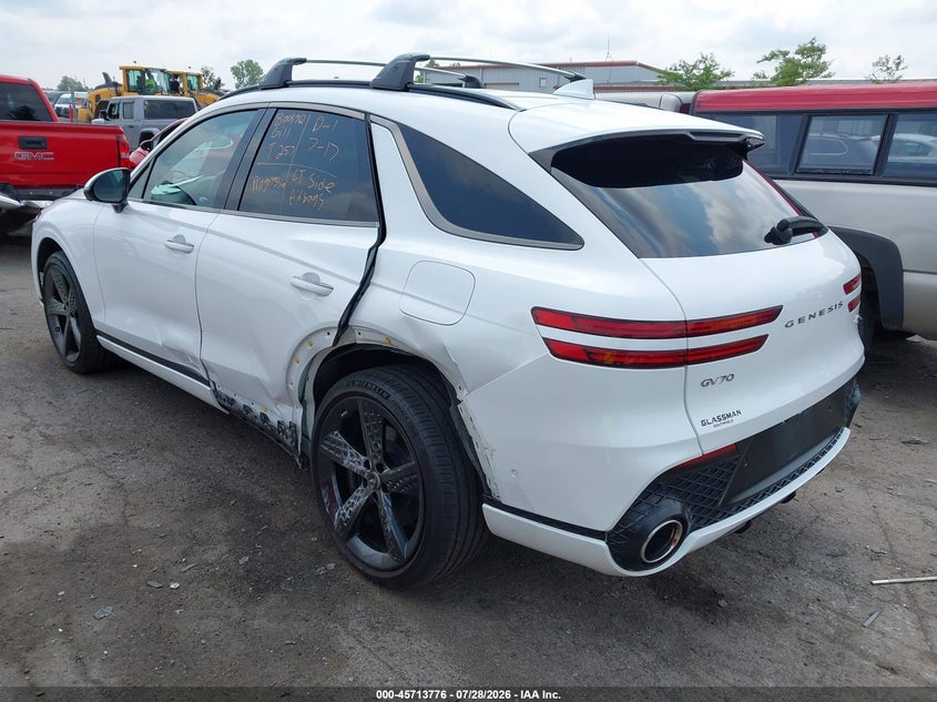 Vin: kmumadtb9pu137988, lot: 46212458, genesis gv70 2.5t awd 20233