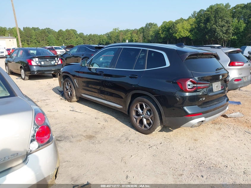 Vin: 5ux43dp01p9r45789, lot: 46212459, bmw x3 sdrive30i 20233