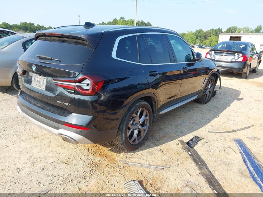 Vin: 5ux43dp01p9r45789, lot: 46212459, bmw x3 sdrive30i 20234