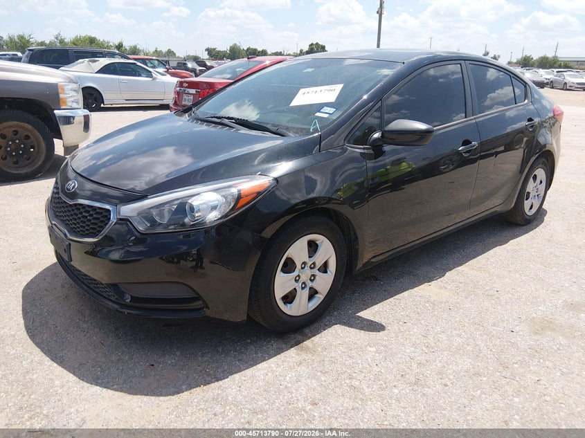 Vin: knafk4a61g5551353, lot: 46212472, kia forte lx 20162
