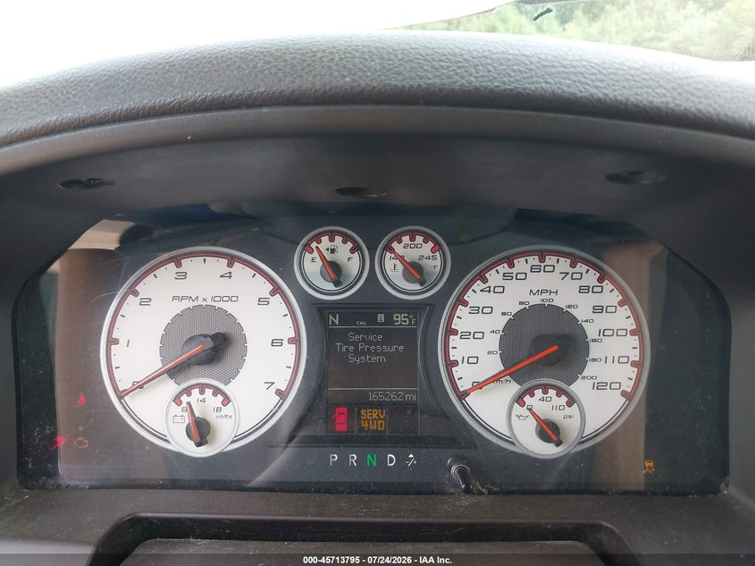 RAM 1500 2012 VIN 1C6RD7LT8CS253397