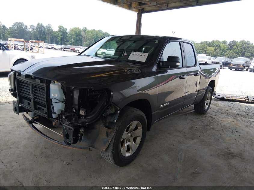 Vin: 1c6rrebt7nn231612, lot: 46212517, ram 1500 big horn  4x2 6'4 box 20222