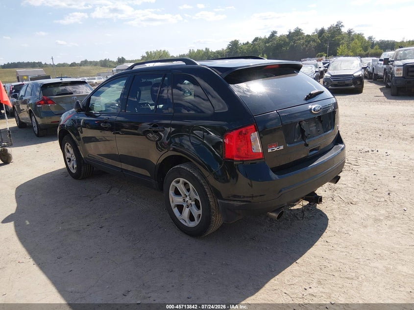 Vin: 2fmdk4jc7eba08657, lot: 46212524, ford edge sel 20143