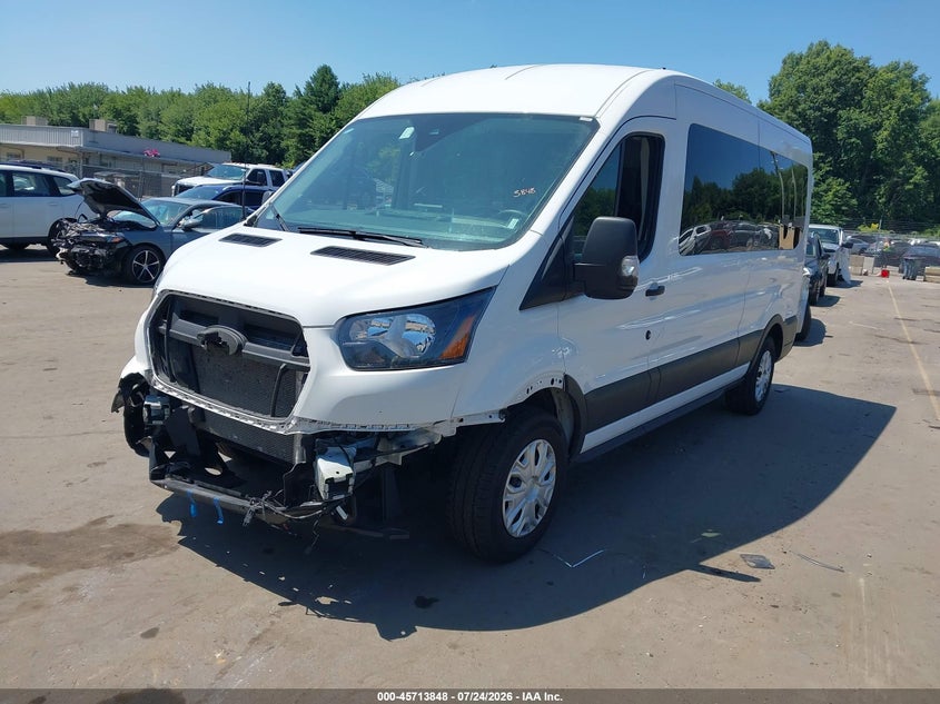 Vin: 1fbax2c87ska19394, lot: 46212530, ford transit-350 passenger van xlt 20252