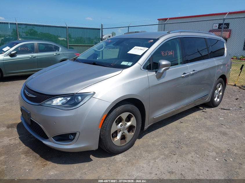 Vin: 2c4rc1eg3hr533407, lot: 46212543, chrysler pacifica touring-l plus 20172
