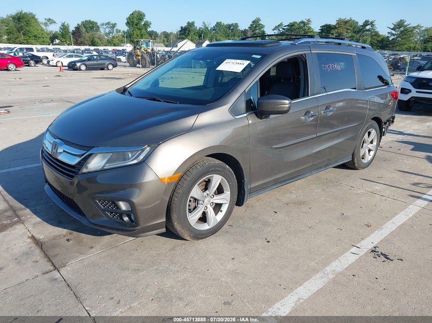 Vin: 5fnrl6h79jb084924, lot: 46212570, honda odyssey ex-l 20182
