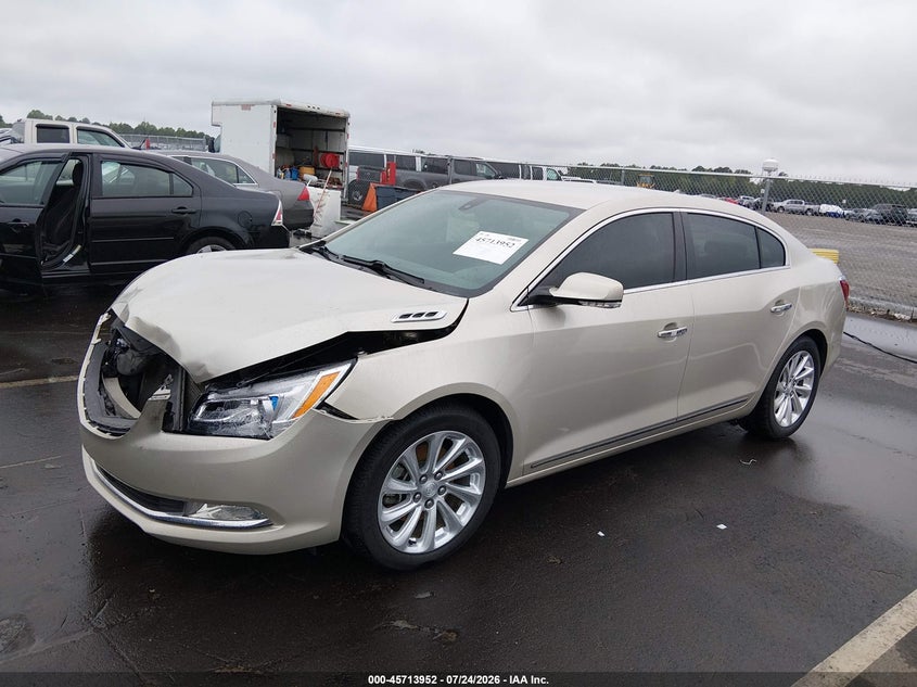 Vin: 1g4gb5g32ef158992, lot: 46212634, buick lacrosse leather group 20142