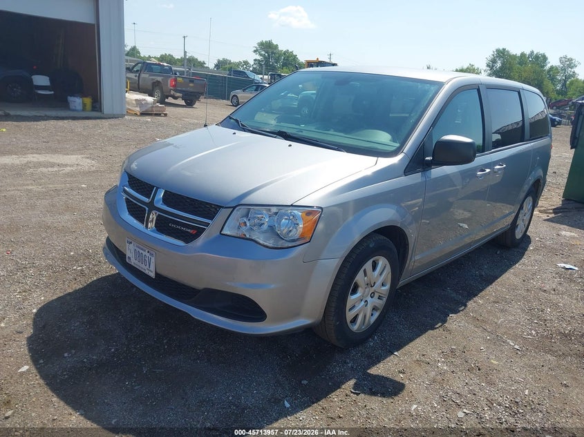 2018 Dodge Caravan, Обычный износ, IAAI, VIN 2C4RDGBG1JR296586 — фото 2